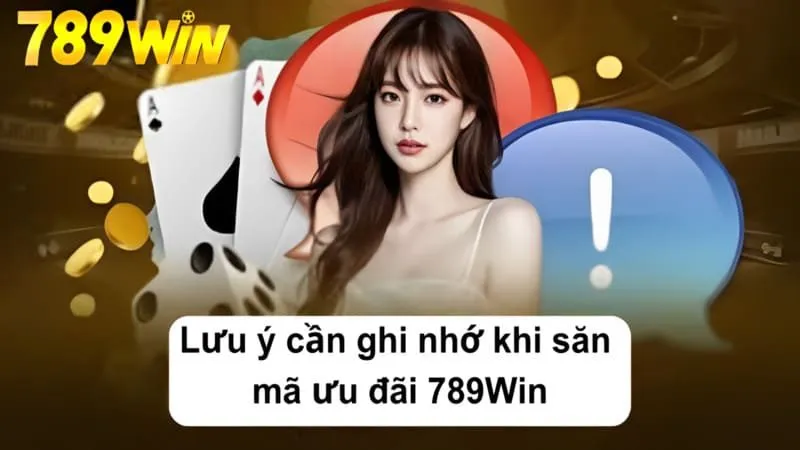 Lưu ý cần ghi nhớ khi săn mã ưu đãi 789Win