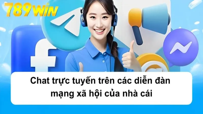 Chat trực tuyến trên các diễn đàn mạng xã hội của nhà cái