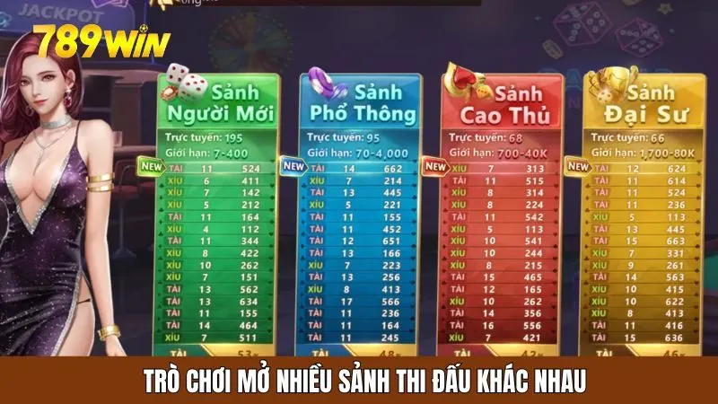 Siêu phẩm có nhiều sảnh thi đấu thú vị, lôi cuốn